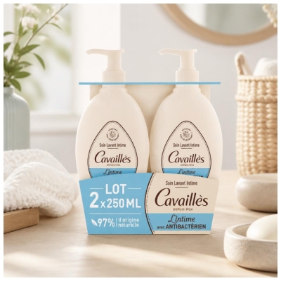 Rogé Cavaillès Antibacterial Intimate Cleansing Care 2 x 250 ml