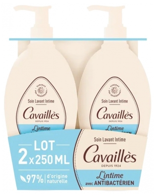 Rogé Cavaillès Cuidado de Limpieza Íntima Antibacteriano Lote de 2 x 250 ml