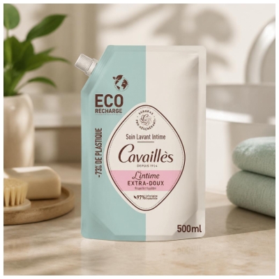 Rogé Cavaillès Soin Lavant Intime Extra-Doux Éco-Recharge 500 ml
