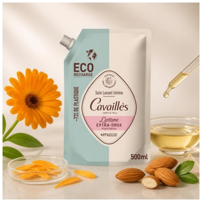 Rogé Cavaillès Soin Lavant Intime Extra-Doux Éco-Recharge 500 ml