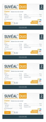 Densmore Suvéal Duo Lot de 4 x 60 Capsules