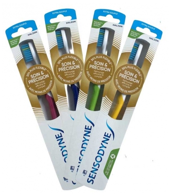 Escova de Dentes Sensodyne Cuidado & Precisão Extra-Suave