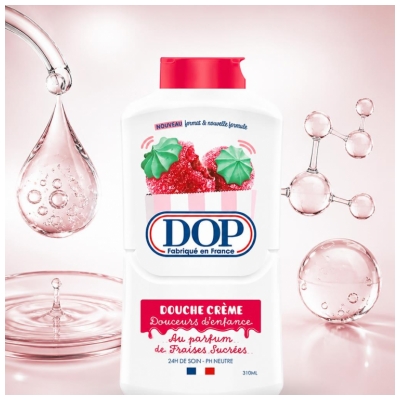 Dop Douceurs d'Enfance Douche Crème Fraises Sucrées 310 ml