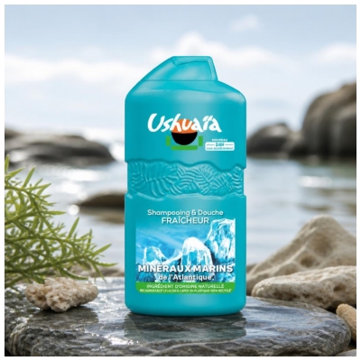 Ushuaïa Șampon Duș Prospețime Minerale Marine 280 ml