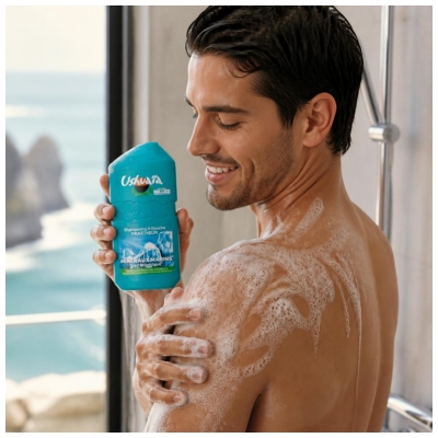 Ushuaïa Șampon Duș Prospețime Minerale Marine 280 ml