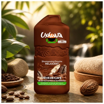 Ushuaïa Relaxing Shower Shampoo Coffee Bean 280 ml