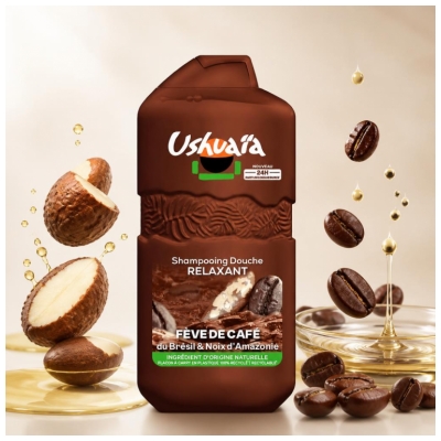 Ushuaïa Relaxing Shower Shampoo Coffee Bean 280 ml