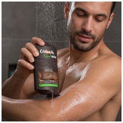 Ushuaïa Gel de Duș Revigorant Extract de Cedru 280 ml
