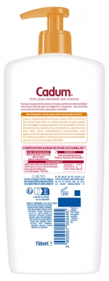 Cadum riebus dušo kremas su medumi 750 ml