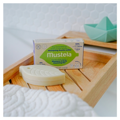 Mustela Shampoing Douche Solide 75 g