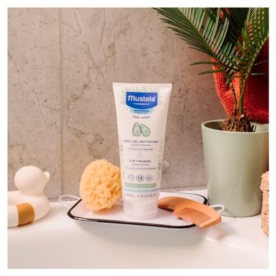 Mustela Gel Limpiador 2en1 al Aguacate 200 ml