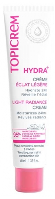 Topicrem HYDRA+ Šviesinantis drėkinamasis lengvas kremas 40 ml