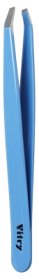 Vitry Pinzas Depilatorias Profesionales Punta Cangrejo Inox 9 cm - Color: Azul