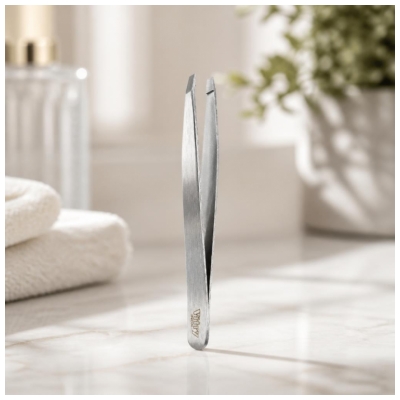 Vitry Face Care Pensetă Vârfuri Înclinate Inox 8 cm