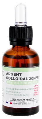 Dr. Theiss Argent Colloïdal 20 ppm Hygiène des Paupières Bio 30 ml