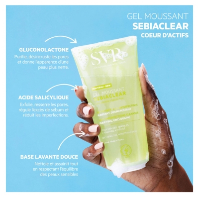 SVR Sebiaclear Gel Moussant Anti-Imperfections 200 ml