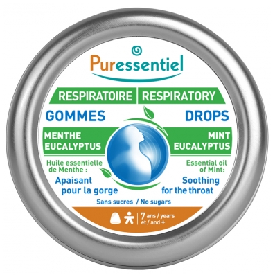 Puressentiel Respiratoire Piparmētru Eikalipta Gumijas 45 g