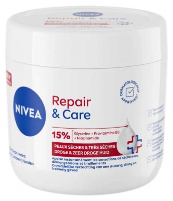 Nivea Reparación y Cuidado 12% Glicerina + Vitamina E 400 ml