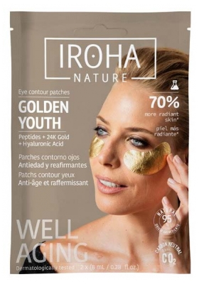 Iroha Nature Oro Anti-Età 2 Cerotti Occhi