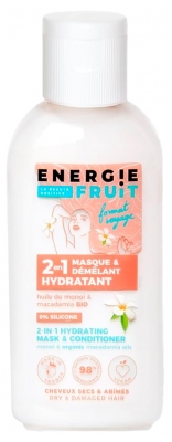 Energie Fruit Máscara 2 em 1 Hidratante Desembaraçante Monoï & Macadamia Energie Fruit 75ml