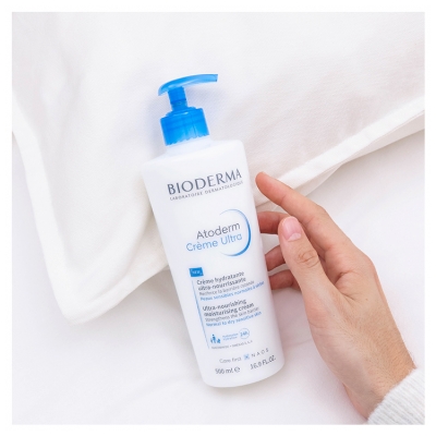 Bioderma Atoderm Crème Ultra Crème Hydratante Ultra-Nourrissante Lot de 2 x 500 ml