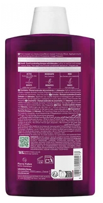 Klorane Croissance matu augšanu veicinošais šampūns ar hinīnu 400 ml