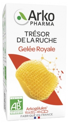 Arkopharma Arkogélules Royal Jelly Økologisk 45 Kapsler
