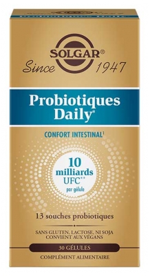 Solgar Probiotiques Daily 30 Gélules
