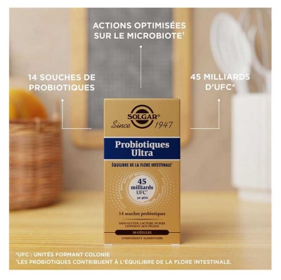 Solgar Probioitiques Ultra 30 Gélules