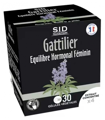 S.I.D Nutrition Gattilier 30 Gélules Végétales