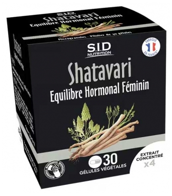S.I.D Nutrition Shatavari 30 Gélules Végétales