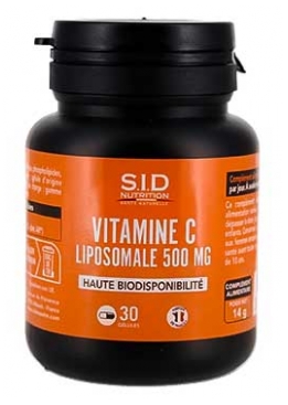 S.I.D Nutrition Vitamine C Liposomale 500 mg 30 Gélules