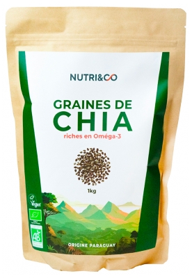 Nutri&Co Ekologiska Chiafrön 1 Kg