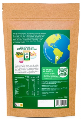 Nutri&Co ekologiškos ispaninio šalavijo (chia) sėklos 1 kg