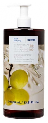 Korres Gel Douche Raisin de Santorin 1L