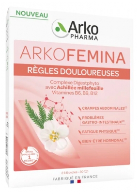 Arkopharma Arko Femina Règles Douloureuses 30 Comprimés