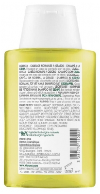 Klorane Légèreté - Cheveux Normaux à Gras Shampoing au Cédrat 100 ml