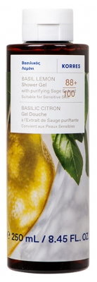 Korres Gel de Duș Busuioc Lămâie 250 ml