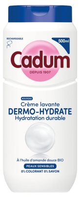 Cadum Crème Douche Hydratation Longue Durée Rechargeable 450 ml