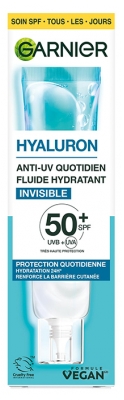 Garnier Hyaluron Anti-UV Quotidien Fluide Hydratant Invisible SPF50+ 40 ml