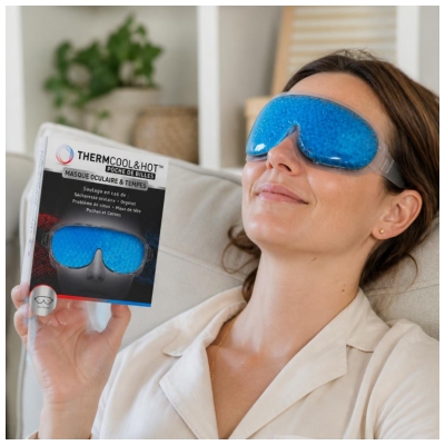 Bausch + Lomb ThermCool & Hot Masque Oculaire & Tempes 1 Poche de Billes