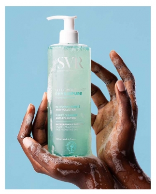 SVR Physiopure Foaming Gel Pure Cleansing Care 400 ml
