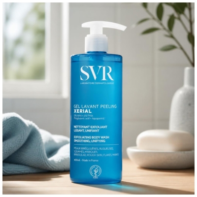 SVR Xérial Gel Lavant Peeling 400 ml