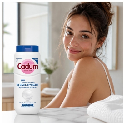 Cadum Navulbare Langhoudende Hydratatie Douchecrème 450 ml
