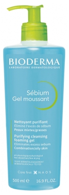 Bioderma Sébium Gel Moussant Nettoyant Purifiant 500 ml