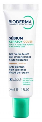 Bioderma Sébium Kérato+ Cover Gel-Cremă Nuanțată Anti-Imperfecțiuni 30 ml