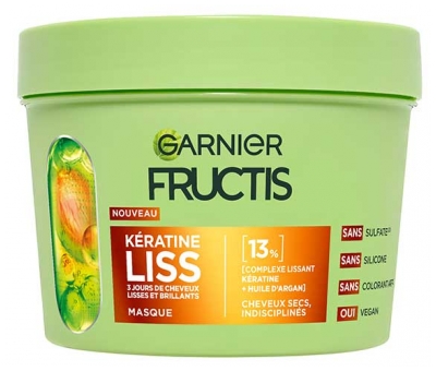 Garnier Fructis Kératine Liss Masque 370 ml