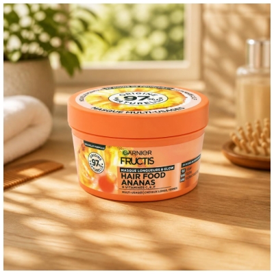 Garnier Fructis Hair Food Ananas Masker Lengte & Glow 320 ml