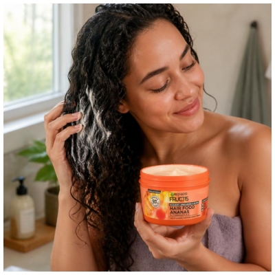 Garnier Fructis Hair Food Ananas Masker Lengte & Glow 320 ml