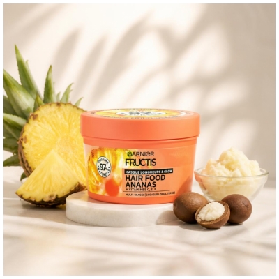 Garnier Fructis Hair Food Ananas Masker Lengte & Glow 320 ml